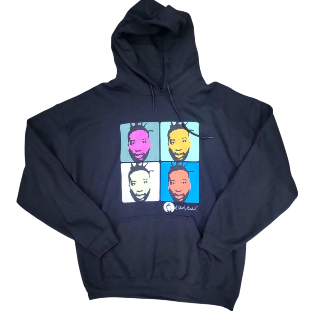 Ol' Dirty Bastard Black Graphic Print Hoodie Size Large